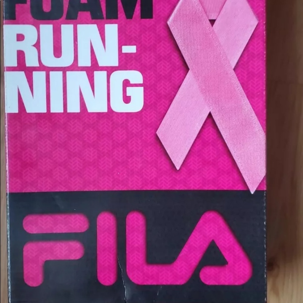 Women's Fila Energized Sneakers Size 5 Pink Silver cool max memory foam stride